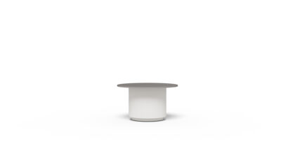 Mercer Side Table RD Aluminum 26&#8243;