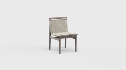 Montauk Dining Side Chair Aluminum