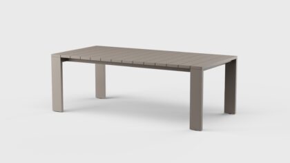S2 Dining Table Rect Aluminum 84&#8243;