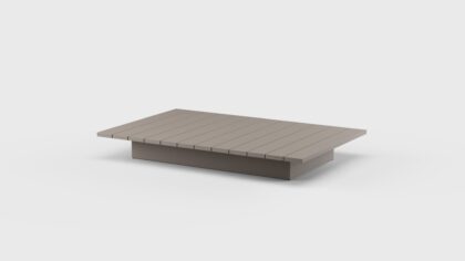 S2 Coffee Table Rect Aluminum 71&#8243;