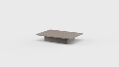 S2 Coffee Table Rect Aluminum 51&#8243;