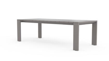 S2 Dining Table Rect Aluminum 96&#8243;