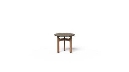 Morellino Side Table RD Stone 20&#8243;