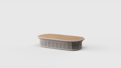 Collare Coffee Table Oval 60&#8243;