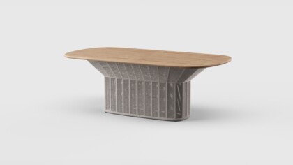 Collare Dining Table Oval 84&#8243;