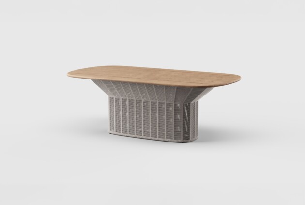 Collare Dining Table Oval 84&#8243;