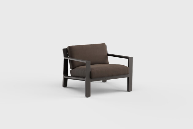 Crosby Lounge Chair Aluminum