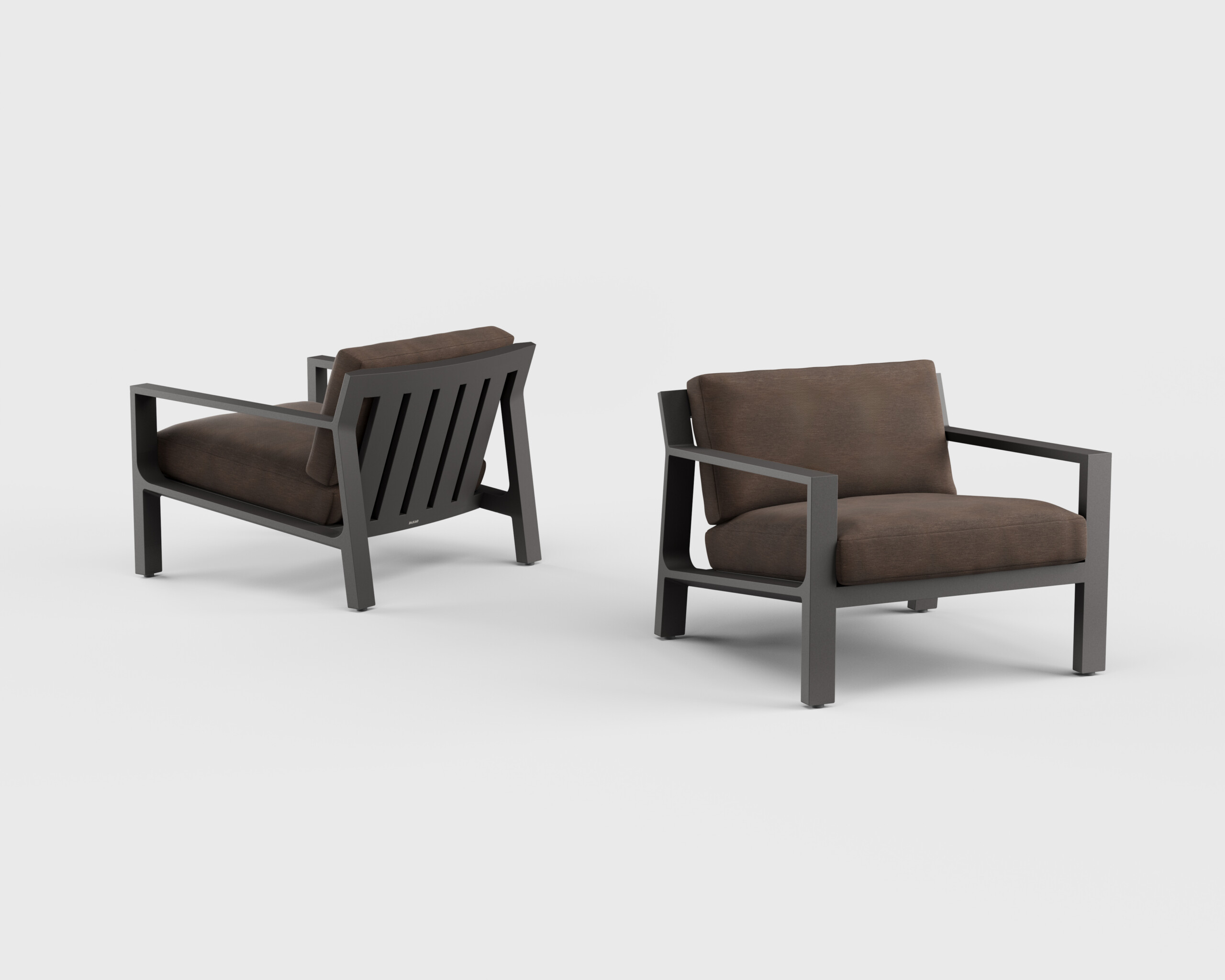 Crosby Lounge Chair Aluminum