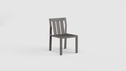Crosby Dining Side Chair Aluminum