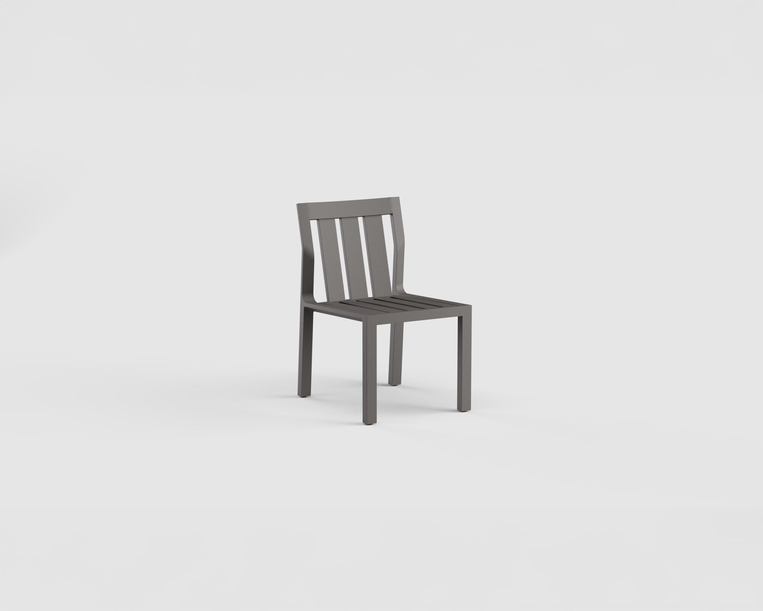 Crosby Dining Side Chair Aluminum