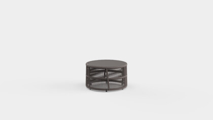 Cuff Side Table Aluminum Top 25.75&#8243;