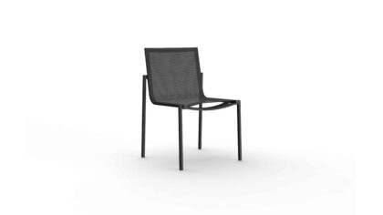Greenwich Dining Side chair Batyline Stackable Aluminum
