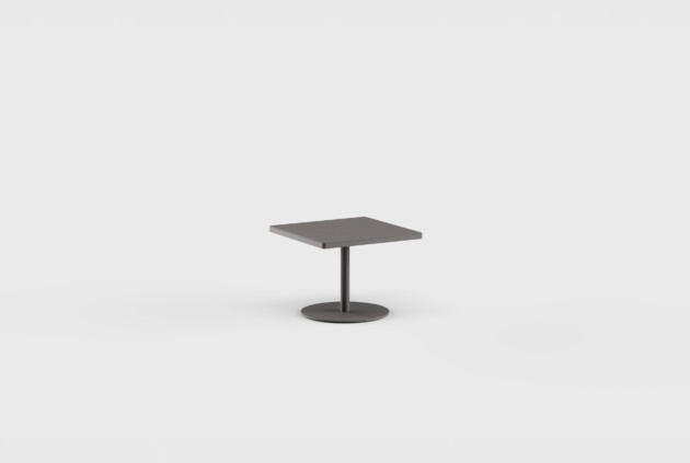 Greenwich Side Table SQ Aluminum 21.75&#8243;