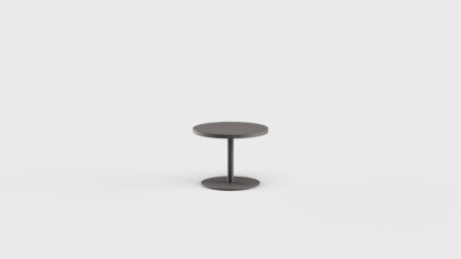 Greenwich Side Table RD Aluminum 21.75&#8243;
