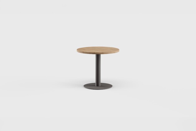 Greenwich Cafe Table Pedestal RD Teak 31.5&#8243;