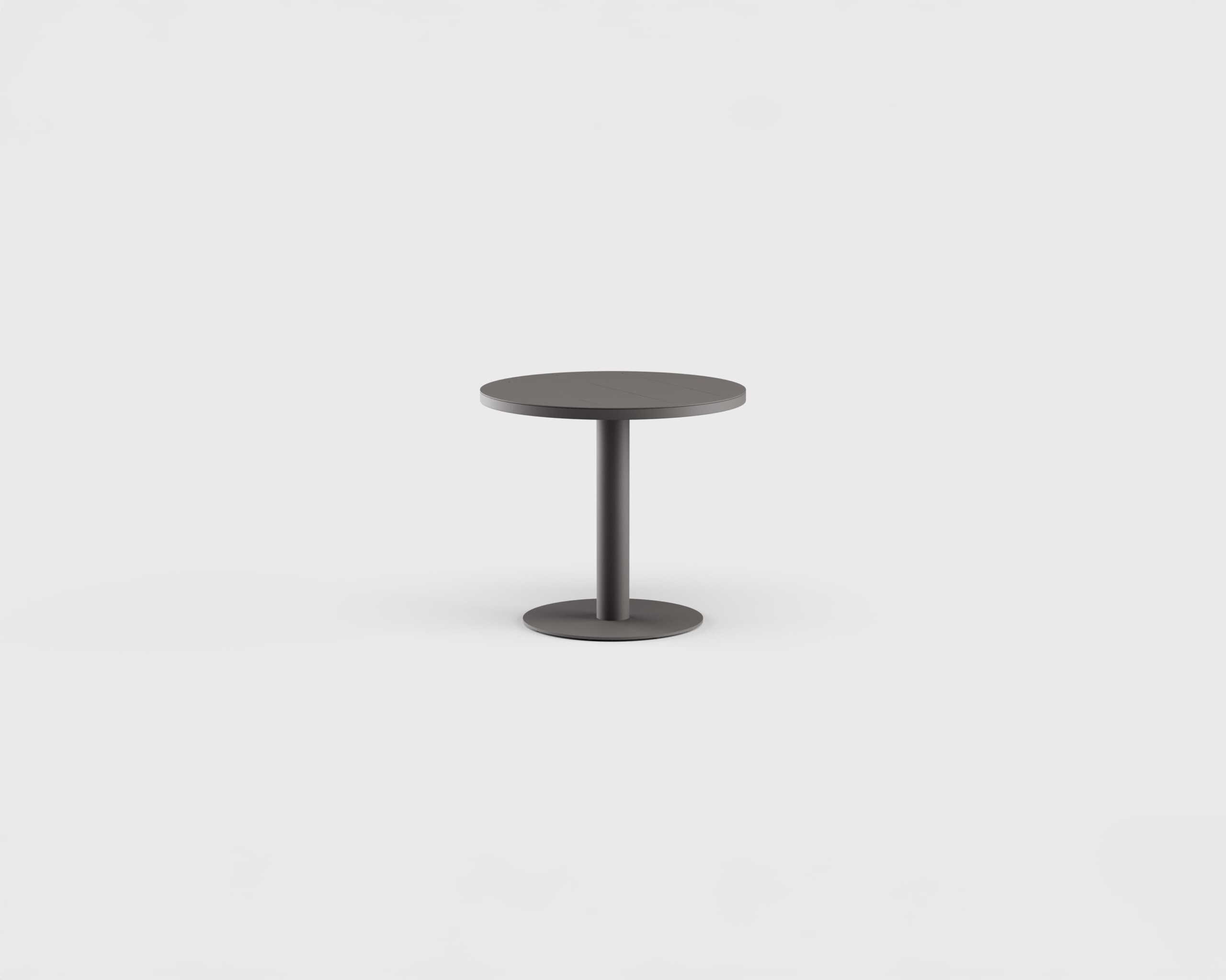 Greenwich Cafe Table Pedestal RD Aluminum 31.5&#8243;