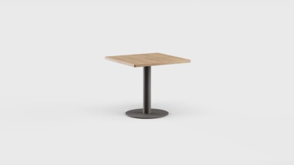 Greenwich Cafe Table Pedestal SQ Teak 31.5&#8243;