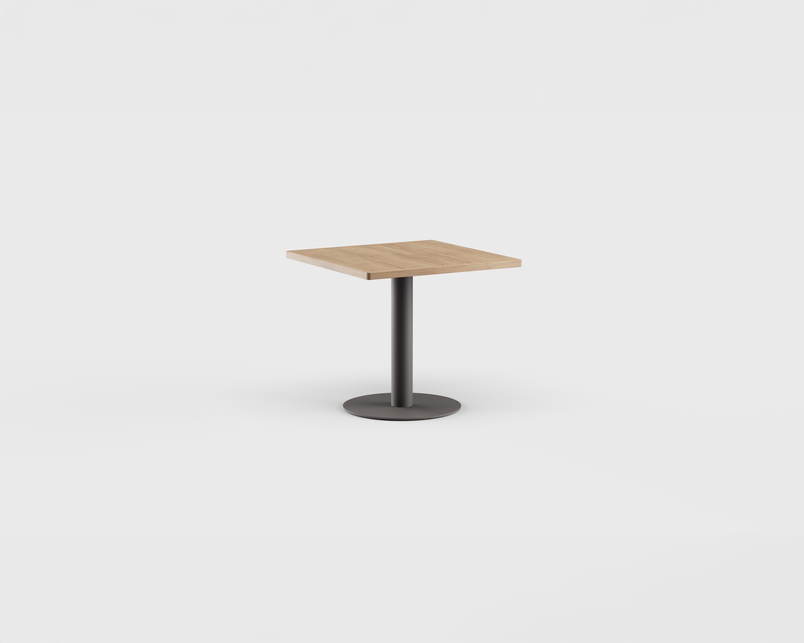 Greenwich Cafe Table Pedestal SQ Teak 31.5&#8243;