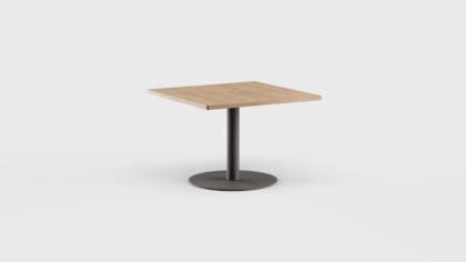 Greenwich Cafe Table Pedestal SQ Teak 40&#8243;