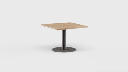 Greenwich Cafe Table Pedestal SQ Teak 40&#8243;