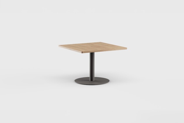 Greenwich Cafe Table Pedestal SQ Teak 40&#8243;