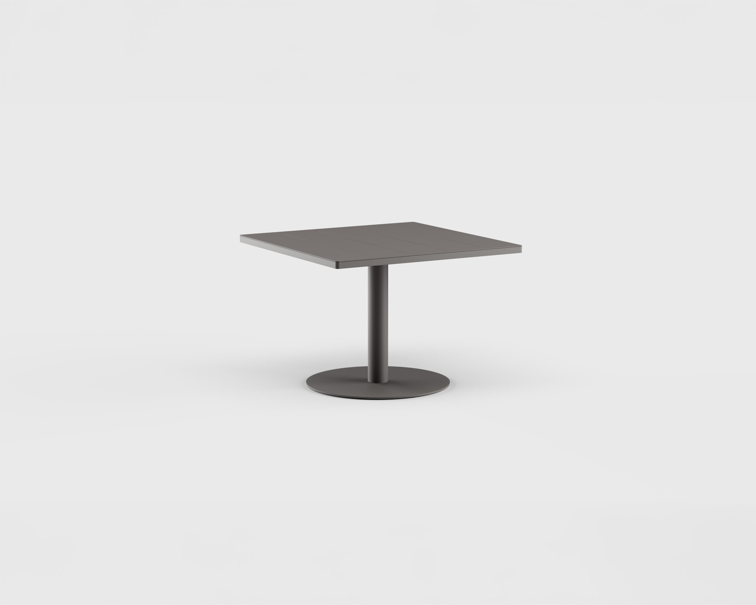 Greenwich Cafe Table Pedestal SQ Aluminum 40&#8243;