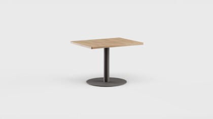 Greenwich Cafe Table Pedestal Rect Teak 40&#8243;