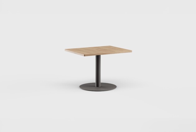 Greenwich Cafe Table Pedestal Rect Teak 40&#8243;