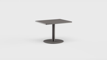 Greenwich Cafe Table Pedestal Rect Aluminum 40&#8243;