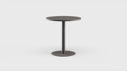 Greenwich Bar Table Pedestal RD Aluminum 40&#8243;