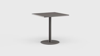 Greenwich Bar Table Pedestal SQ Aluminum 40&#8243;