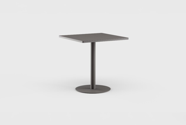 Greenwich Bar Table Pedestal SQ Aluminum 40&#8243;