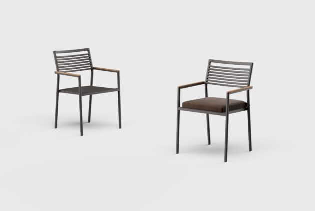 Greenwich Dining Arm                 chair Stackable
