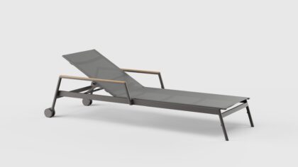 Greenwich Chaise Arm &#038; Wheels batyline Stackable