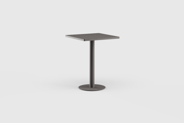 Greenwich Bar Table Pedestal SQ 31,5″ Aluminum Top