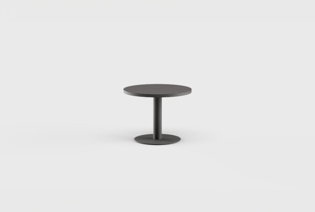 Greenwich Cocktail Table Pedestal RD Aluminum 31.5″