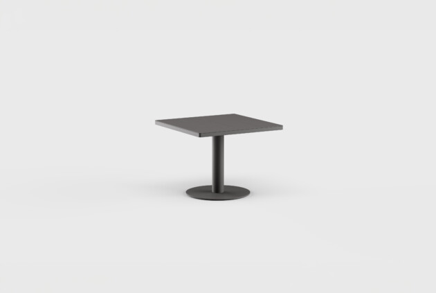 Greenwich Cocktail Table Pedestal SQ Aluminum 31.5″