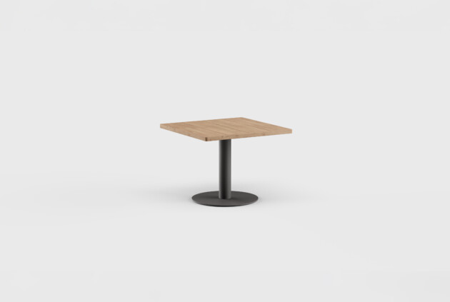 Greenwich Cocktail Table Pedestal SQ Teak 31.5″