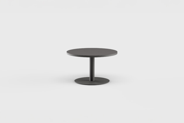 Greenwich Cocktail Table Pedestal RD Aluminum 40″