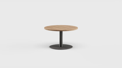 Greenwich Cocktail Table Pedestal RD Teak 40&#8243;