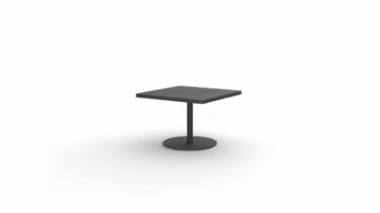 Greenwich Side Table SQ Aluminum 21.75&#8243;