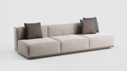 Mercer Sofa Armless 100&#8243;
