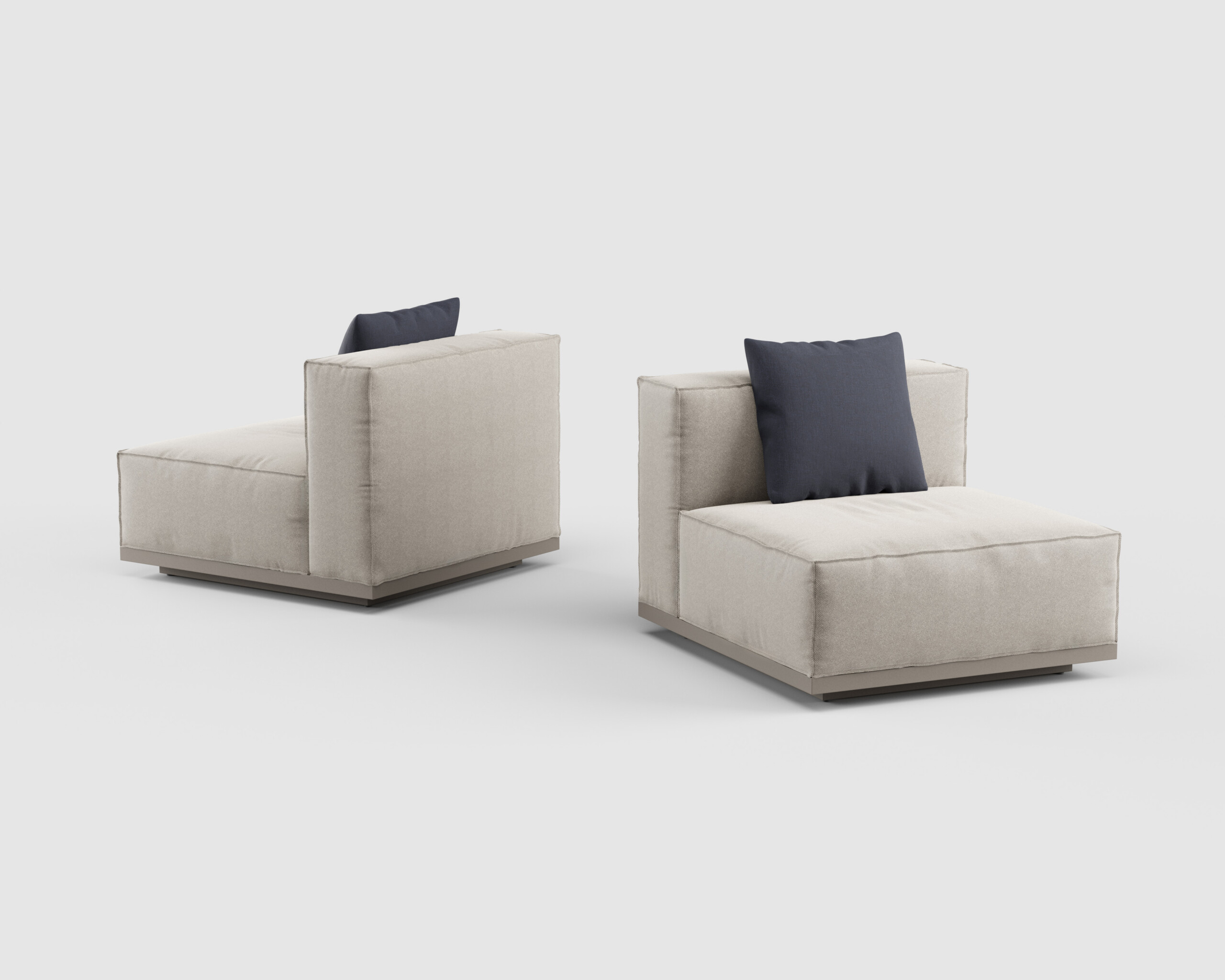 Mercer Lounge Chair Armless