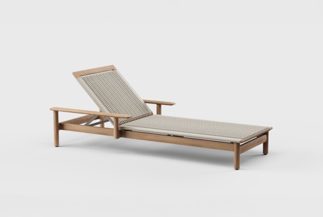Montauk Chaise Arm Teak