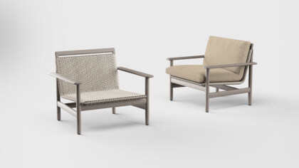 Montauk Lounge Chair Arm Aluminum