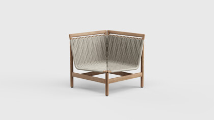 Montauk Sectional Armless Corner Teak