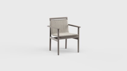 Montauk Dining Arm Chair Aluminum
