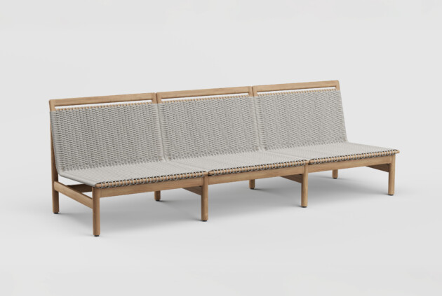 Montauk Sofa Armless Teak