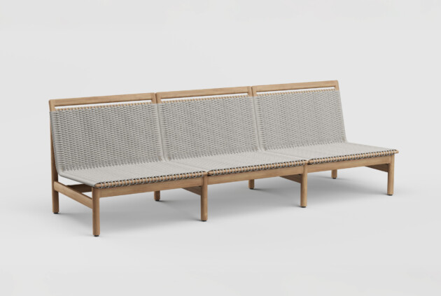 Montauk Sofa Armless Teak