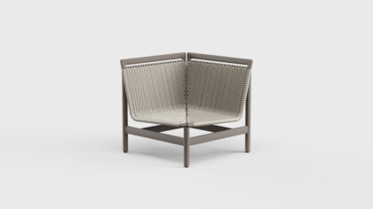 Montauk Sectional Armless Corner Aluminum